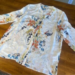 Joie Devitri Silk Blouse, Size Medium, $278 Retail